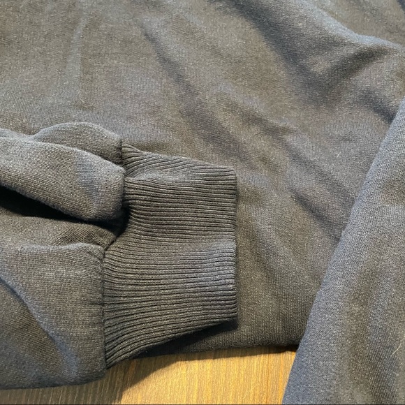 Navy Eloquii “cropped” hooded sweatshirt, Size 14/16 - Picture 3 of 3